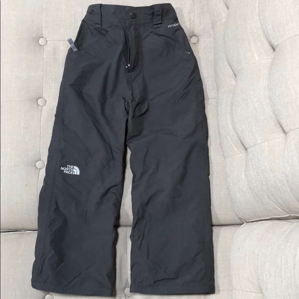 The North Face XS Youth Ski Pants Charcoal Gray